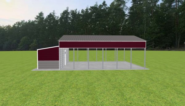 Carport with Storage 24 x 30 x 10 - Image 5