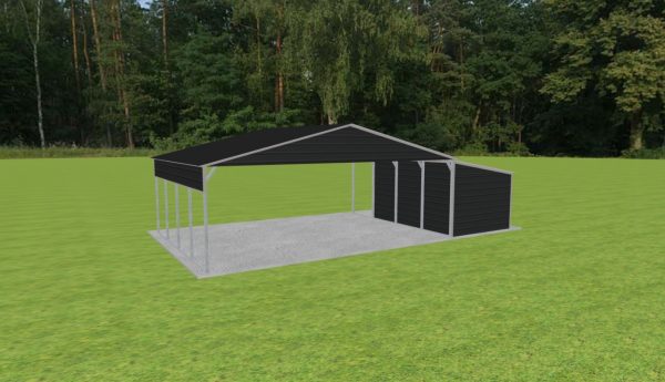 Carport with Storage 28 x 20 x 9 - Image 5