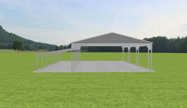 3 Car Carport 28 x 40 x 10 - Image 3