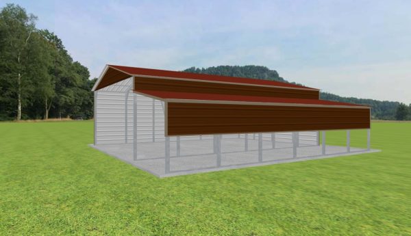 2 Car Carport 20 x 30 x 9 - Image 3