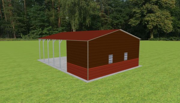 Carport with Storage 24 x 35 x 10 - Image 3