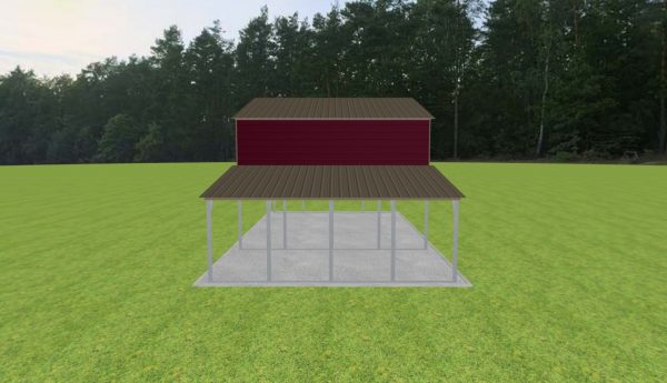 3 Car Carport 28 x 20 x 14 - Image 4