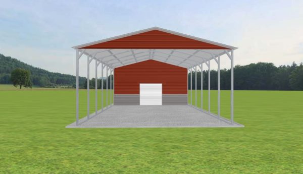 Carport with Storage 20 x 45 x 10 - Image 2