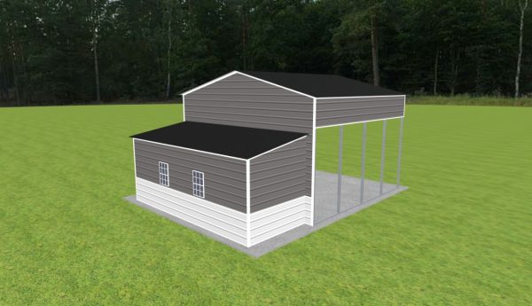 Carport with Storage 22 x 20 x 13 - Image 2