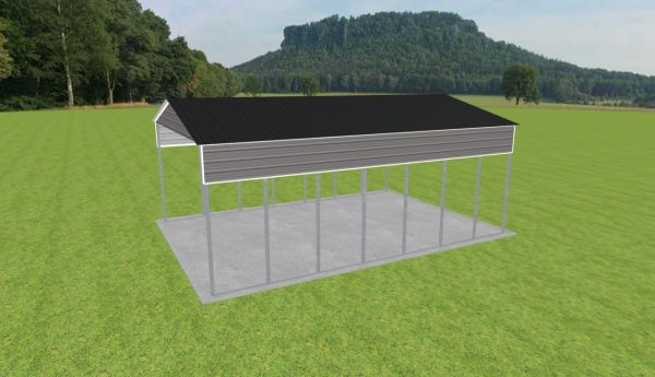 2 Car Carport 24 x 35 x 13 - Image 3