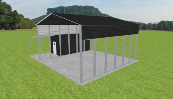 Carport with Storage 28 x 30 x 15 - Image 4