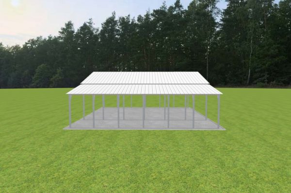 3 Car Carport 26 x 30 x 9 - Image 4