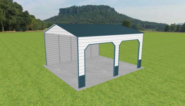 2 Car Carport 22 x 25 x 12