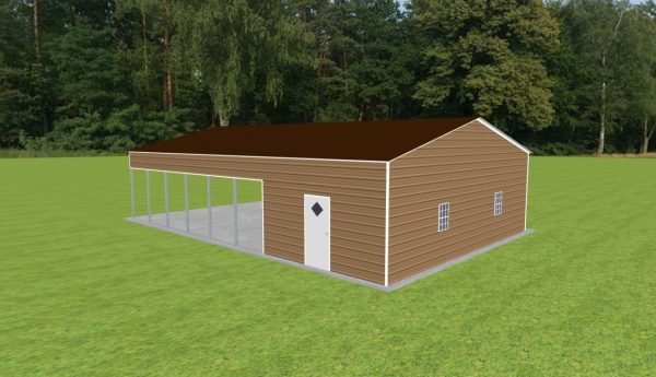 Carport with Storage 30 x 45 x 9 - Image 3