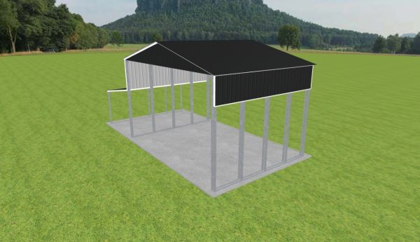 3 Car Carport 28 x 20 x 16 - Image 3