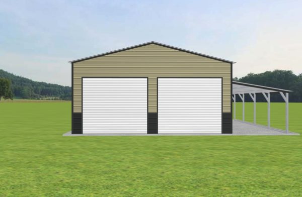 Garage with Lean To 22 x 20 x 10 - Image 3