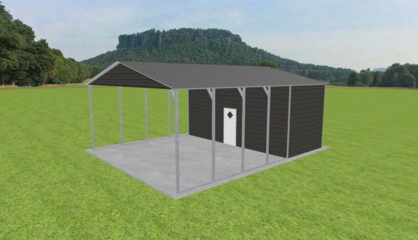 Carport with Storage 24 x 30 x 11