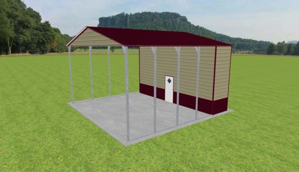 Carport with Storage 26 x 25 x 14