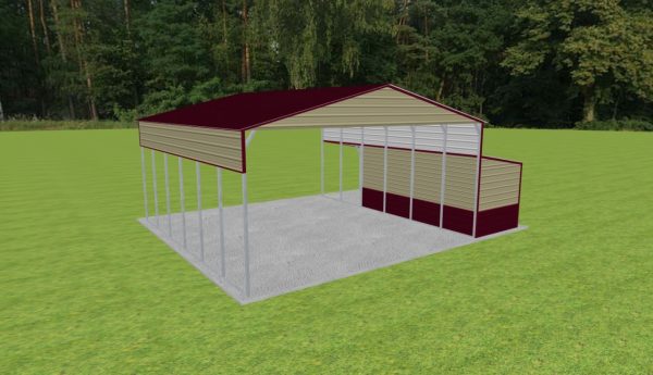 Carport with Storage 28 x 30 x 13 - Image 5