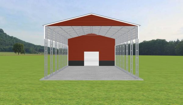 Carport with Storage 26 x 50 x 15 - Image 2