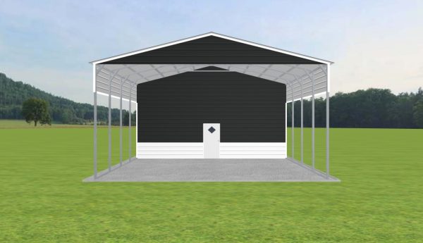 Carport with Storage 28 x 25 x 14 - Image 2