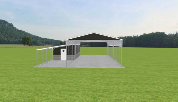 Carport with Storage 22 x 50 x 11 - Image 2