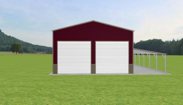 Garage with Lean To 24 x 50 x 13 - Image 2