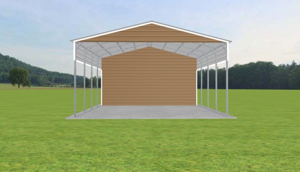 Carport with Storage 24 x 25 x 12 - Image 2