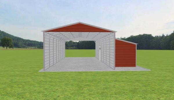 Carport with Storage 18 x 40 x 10 - Image 2