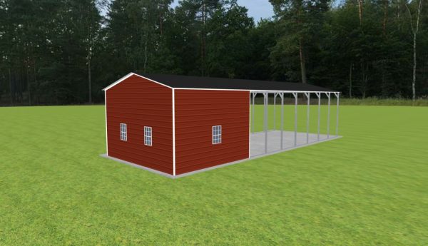 Carport with Storage 18 x 50 x 11 - Image 4