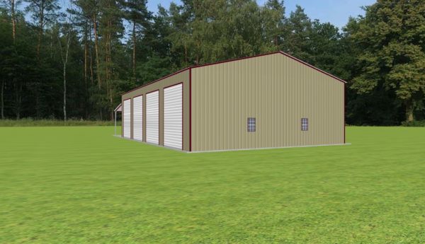 Garage with Lean To 38 x 55 x 14 - Image 4