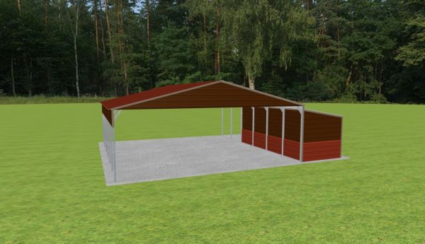 Carport with Storage 28 x 30 x 9 - Image 5