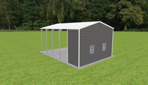 Carport with Storage 18 x 25 x 11 - Image 5