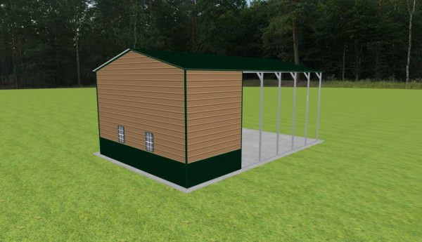 Carport with Storage 22 x 35 x 14 - Image 3