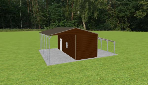 Carport with Storage 20 x 24 x 10 - Image 5