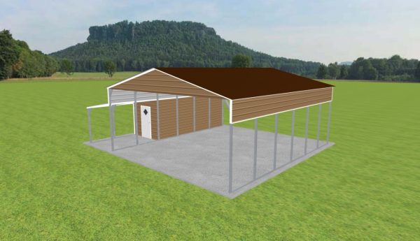 Carport with Storage 26 x 30 x 11 - Image 4