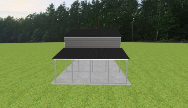 3 Car Carport 28 x 20 x 13 - Image 4