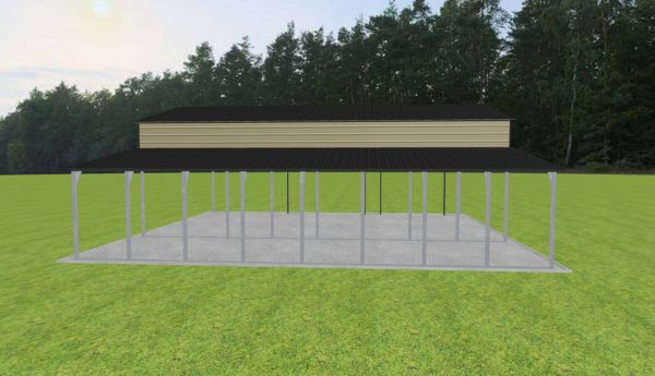 3 Car Carport 24 x 40 x 13 - Image 4