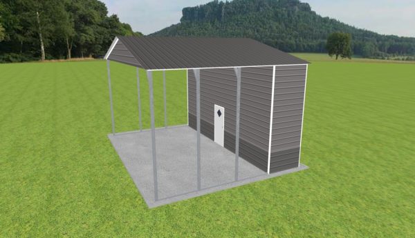 Carport with Storage 26 x 20 x 14