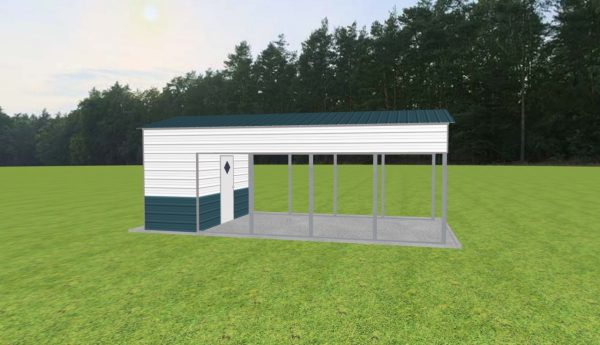 Residential Steel Carport 12 x 25 x 9 - Image 3