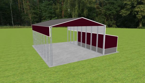 Carport with Storage 28 x 40 x 15 - Image 5