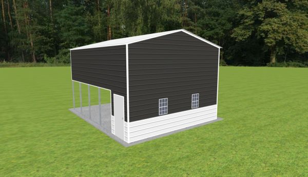 Carport with Storage 20 x 25 x 14 - Image 3