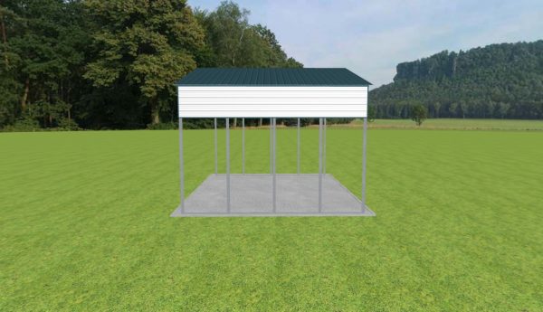 3 Car Carport 28 x 20 x 14 - Image 3