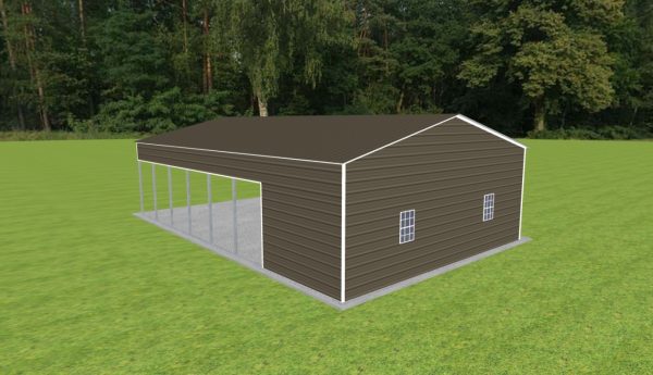 Carport with Storage 26 x 40 x 10 - Image 3