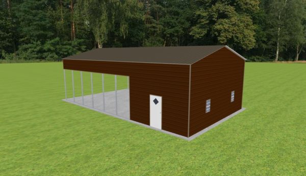 Carport with Storage 26 x 45 x 13 - Image 3