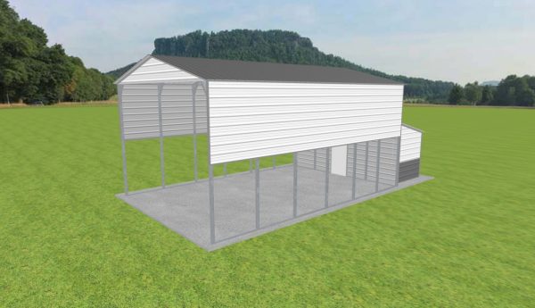 Carport with Storage 20 x 30 x 14