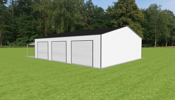 Garage with Lean To 42 x 50 x 12 - Image 2