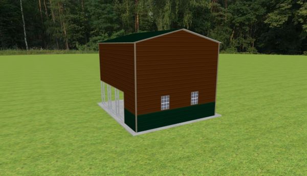 Carport with Storage 18 x 20 x 15 - Image 2