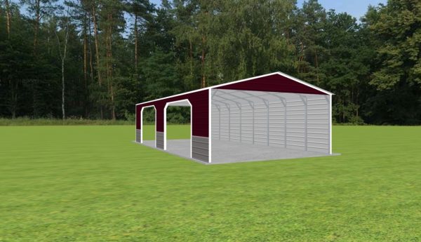 2 Car Carport 20 x 40 x 9 - Image 3