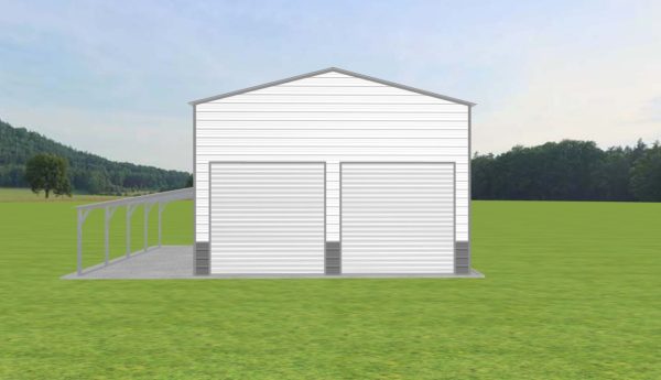 Garage with Lean To 24 x 20 x 15 - Image 2