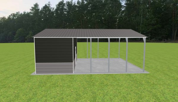 Carport with Storage 24 x 30 x 10 - Image 5