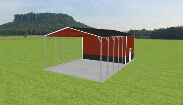 Carport with Storage 24 x 40 x 13