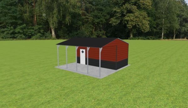 Carport with Storage 20 x 20 x 9 - Image 4