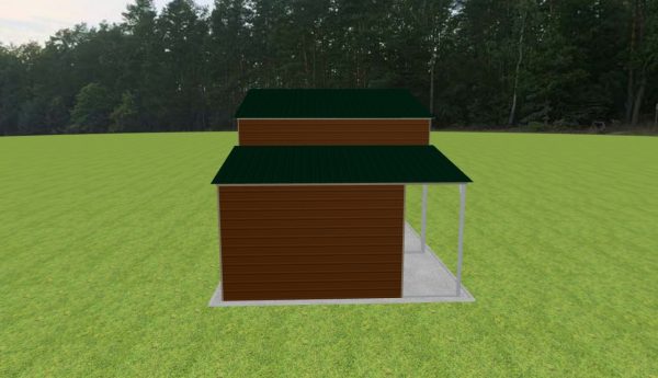 Carport with Storage 28 x 20 x 15 - Image 3