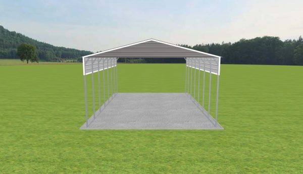 2 Car Carport 24 x 35 x 13 - Image 2